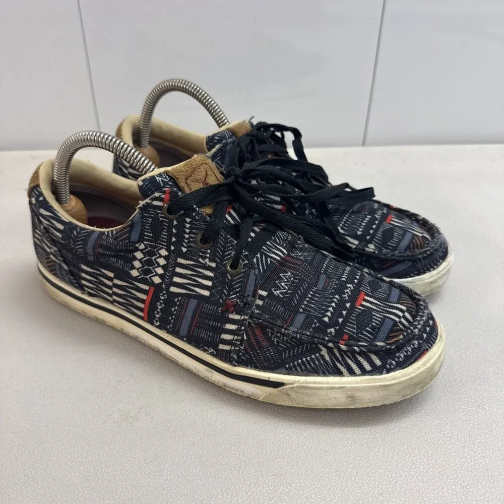Twisted‎ X Women's Kicks Lace Southwestern Sneaker Moc Toe Multicolor Size 9.5M